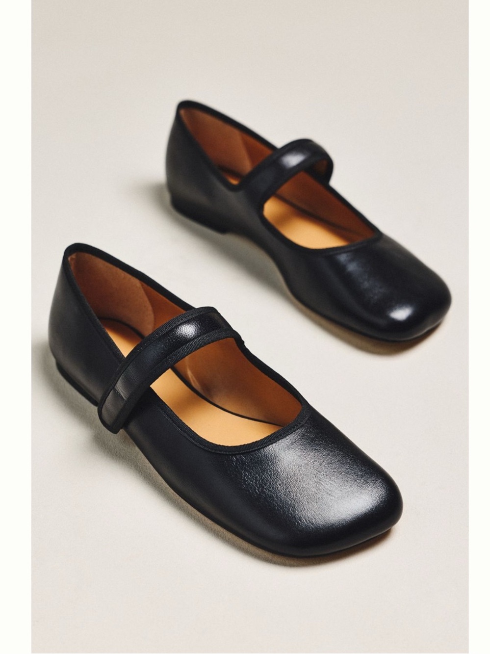 Anthropologie Maeve Square Toe Mary Jane Flats NIB